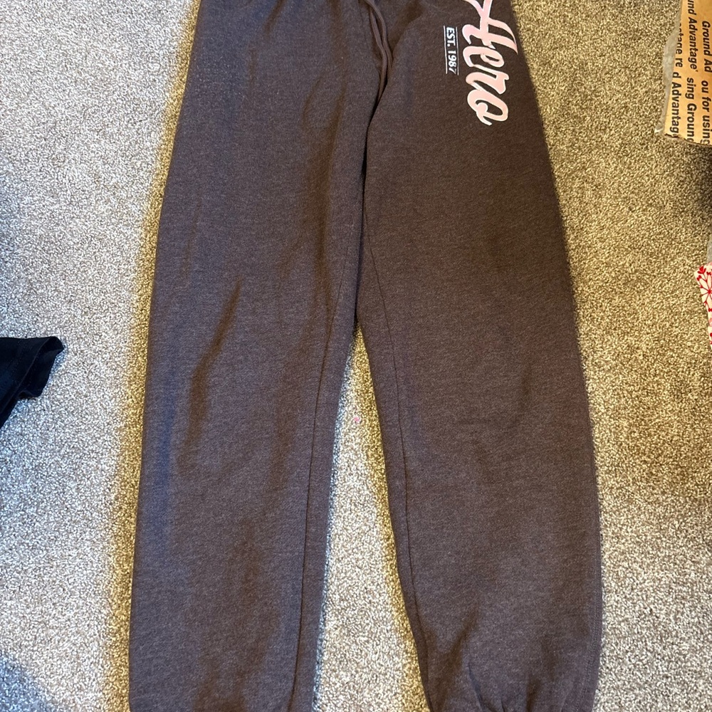 Aeropostale Chocolate Brown Joggers